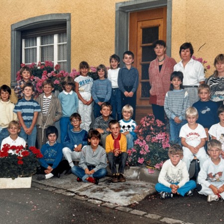Photographie de classe, 1987-1988